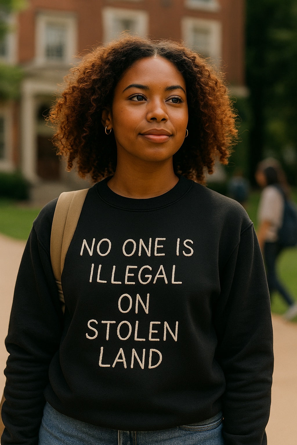 No One Is Illegal On Stolen Land (Sweatshirt)